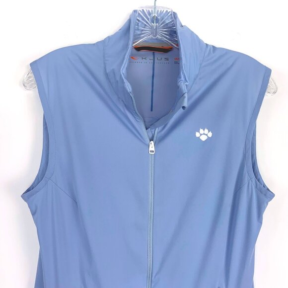 KJUS Jackets & Blazers - Kjus Switzerland Women's Light Blue Full Zip Golf Vest Sz 38/M